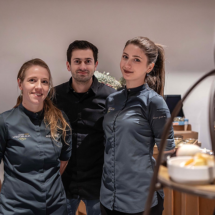 Team Das Weitblick Allgäu & Team Panoramahotel Oberjoch, Team Dessert-Arrangements.